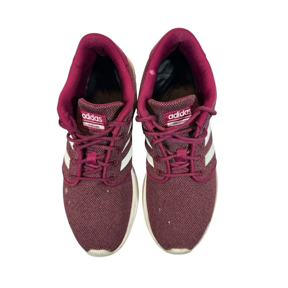 Adidas Cloudfoam Women's Shoes  Sz 8 QT Racer Running Burgundy